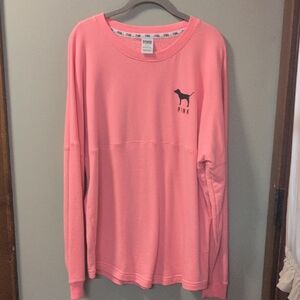 Victoria's Secret Pink Knit Top Oversized Sweatshirt
